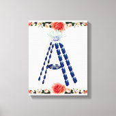 Initial A Leinwanddruck (Vorderseite)