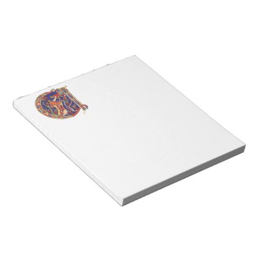 Initial A Notizblock (angewinkelt)