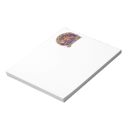 Initial A Notizblock (Rotiert)