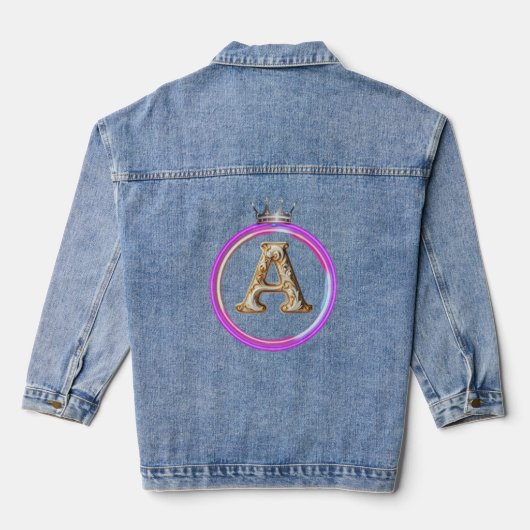Initial A Royal Luxury Jeansjacke (Rückseite)