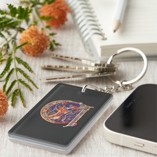 Initial A Schlüsselanhänger (Vorderseite rechts)