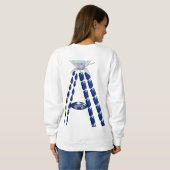 Initial A Sweatshirt (Schwarz voll)