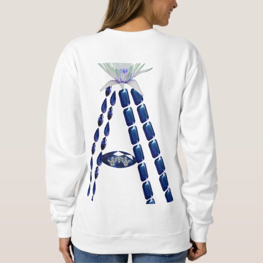 Initial A Sweatshirt (Rückseite)