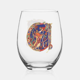 Initial A Weinglas Ohne Stiel