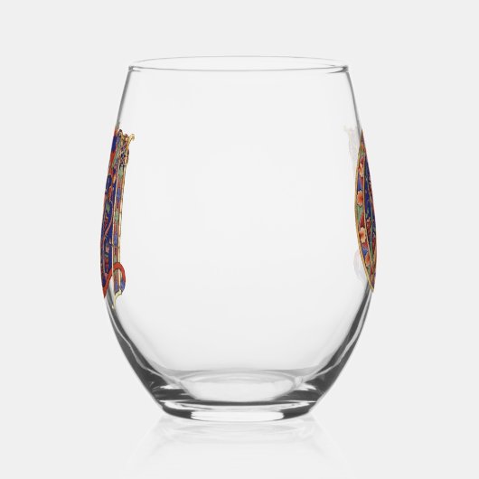 Initial A Weinglas Ohne Stiel (Rechts)