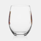 Initial A Weinglas Ohne Stiel (Links)