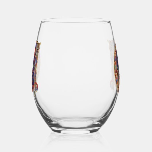 Initial A Weinglas Ohne Stiel (Links)