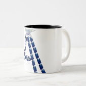 Initial A Zweifarbige Tasse (VorderseiteRechts)