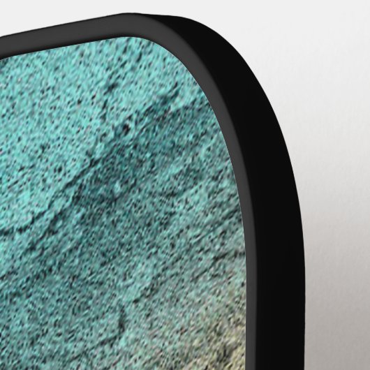 Initial ändern, Name hinzufügen, Abstrakte Sandfar Pickleball Schläger (Linke Seite)