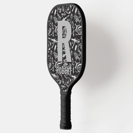 Initial ändern, Name hinzufügen, Autoteile für Mec Pickleball Schläger (Links)