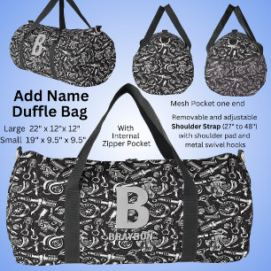 Initial ändern, Name hinzufügen (löschen), Autotei Duffle Bag