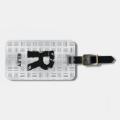 Initial ändern, Name hinzufügen (löschen), Gepäckanhänger (Vorderseite horizontal)