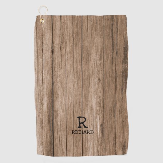 Initial ändern, Name hinzufügen (löschen), Holzwan Golfhandtuch (Vorderseite)