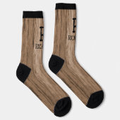 Initial ändern, Name hinzufügen (löschen), Holzwan Socken (Rechts)