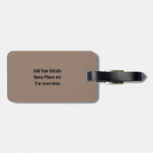 Initial ändern, Name hinzufügen (löschen), Jazz Mu Gepäckanhänger (Rückseite horizontal)