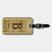 Initial ändern, Name hinzufügen (löschen), Metallb Gepäckanhänger (Vorderseite horizontal)