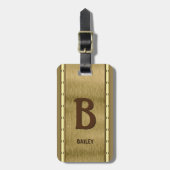 Initial ändern, Name hinzufügen (löschen), Metallb Gepäckanhänger (Vorderseite vertikal)