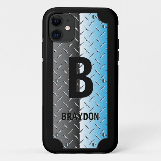 Initial ändern, Name hinzufügen (löschen), Metalli Case-Mate iPhone Hülle (Rückseite)