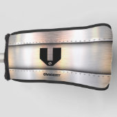 Initial ändern, Name hinzufügen (löschen), Metalls Golf Headcover (Vorderseite)