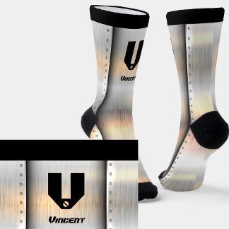 Initial ändern, Name hinzufügen (löschen), Metalls Socken