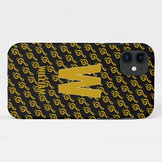 Initial ändern, Name hinzufügen (löschen), Musikst Case-Mate iPhone Hülle (Rückseite (Horizontal))