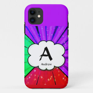 Initial ändern, Name hinzufügen (löschen), Pop Art Case-Mate iPhone Hülle
