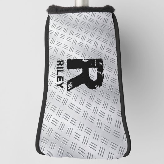 Initial ändern, Name hinzufügen (löschen), Schachb Golf Headcover (Rotieren 90)