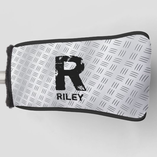 Initial ändern, Name hinzufügen (löschen), Schachb Golf Headcover (Vorderseite)