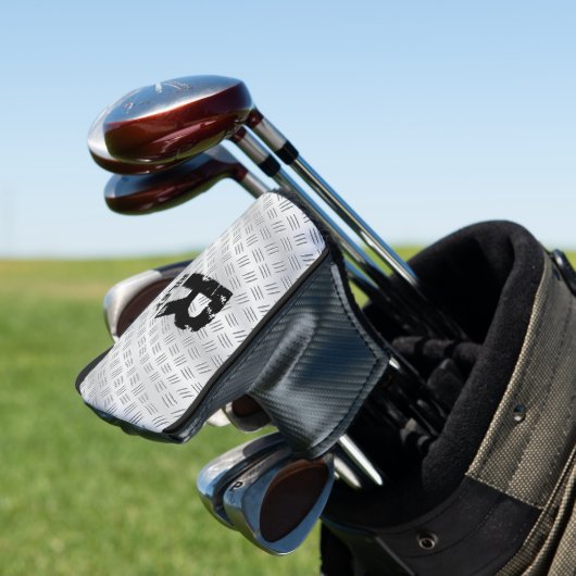 Initial ändern, Name hinzufügen (löschen), Schachb Golf Headcover (In Situ)