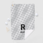 Initial ändern, Name hinzufügen (löschen), Schachb Golfhandtuch (Insitu)