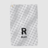 Initial ändern, Name hinzufügen (löschen), Schachb Golfhandtuch (Vorderseite)