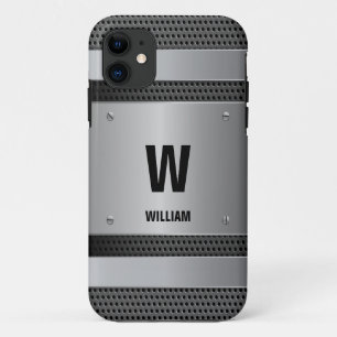 Initial ändern, Name hinzufügen (löschen), Silver  Case-Mate iPhone Hülle
