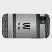 Initial ändern, Name hinzufügen (löschen), Silver  Case-Mate iPhone Hülle (Rückseite (Horizontal))