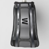 Initial ändern, Name hinzufügen (löschen), Silver Golf Headcover (Rotieren 90)