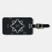 Initial ändern, Name hinzufügen (löschen), Sternsc Gepäckanhänger (Vorderseite horizontal)