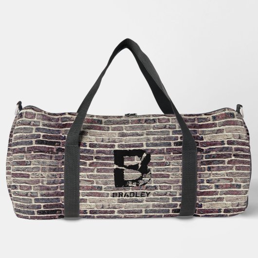 Initial ändern, Name hinzufügen (löschen), Wand ma Duffle Bag (Vorderseite)