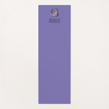 Initial-Aquarelllavene für Monogramm-Blume