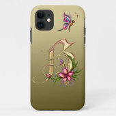 Initial B Case-Mate Tough Apple iPhone 11 Fall Hülle (Rückseite)