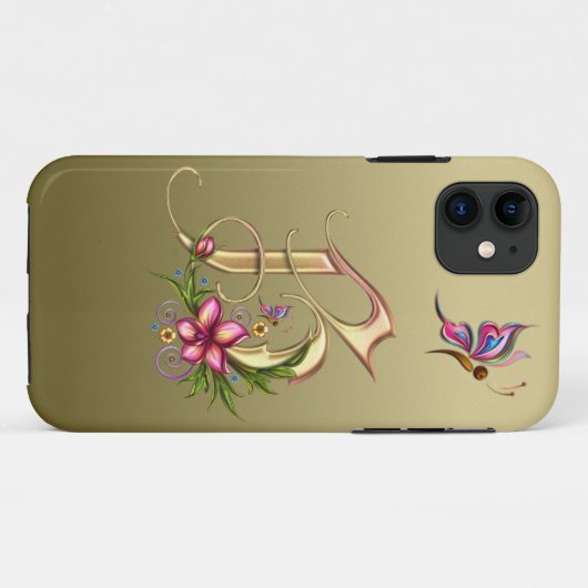 Initial B Case-Mate Tough Apple iPhone 11 Fall Hülle (Rückseite (Horizontal))
