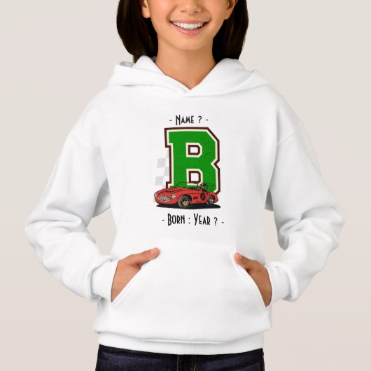 Initial B Hoodie (Vorderseite)