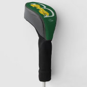 Initial B Ihr Name Golf Headcover (angewinkelt)