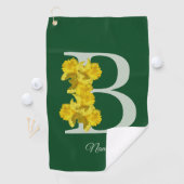 Initial B Ihr Name Golfhandtuch (Insitu)