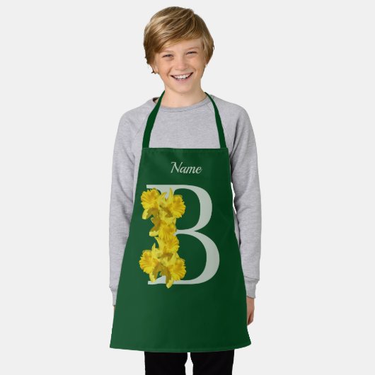 Initial B Ihr Name Schürze (Getragen)