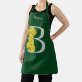 Initial B Ihr Name Schürze (InSitu)