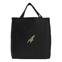 Initial bestickte Letter A Monogram