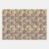 Initial-C-Elegant Geschenkpapier Set (Vorderseite 3)