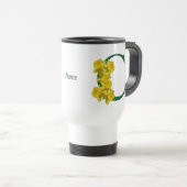 Initial C Ihr Name Reisebecher (VorderseiteRechts)