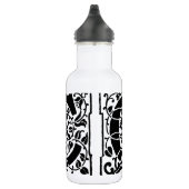 Initial C Monogramm. Maßgeschneidertes Muster für Trinkflasche (Rechts)