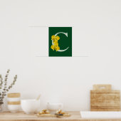 Initial-C-Poster Poster (Küche)