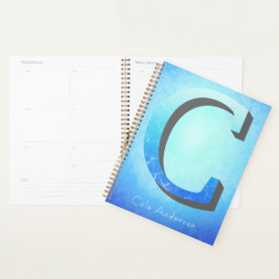 Initial C und Monogramm Planer